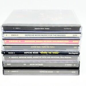Depeche Mode CD Lot Of 7 101 People Are People Behind The Wheel Sounds Of Faith
